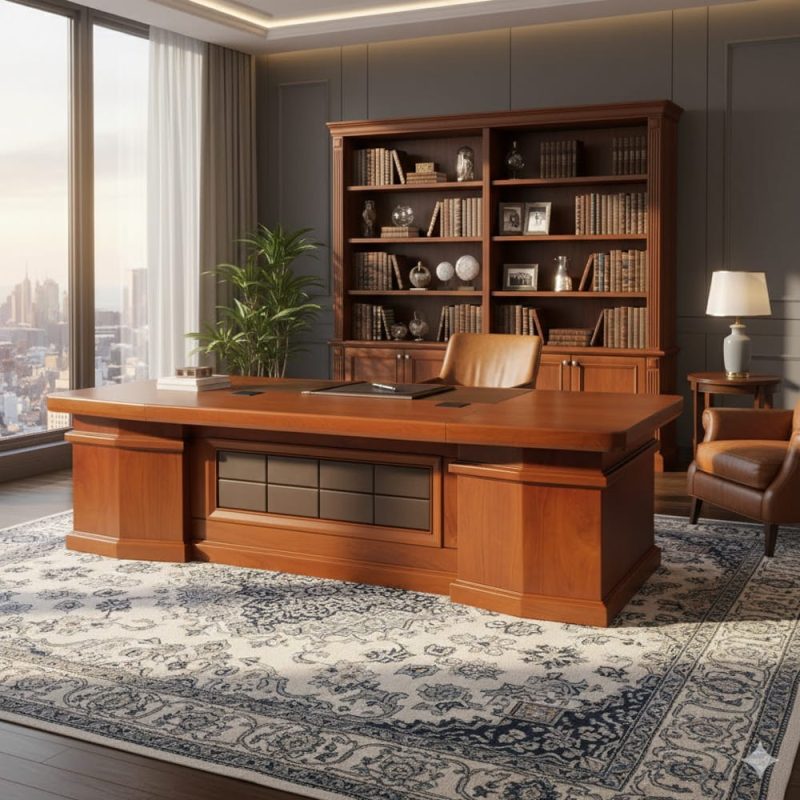 Bàn Giám Đốc The One Hòa Phát DT3212V18 DT3212VM18